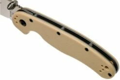 Ontario RAT-2 D2 Desert Tan, Plain Edge Satin, 8828DT -KNIVESANDTOOLS Sales OKC8828DT 07 ontario