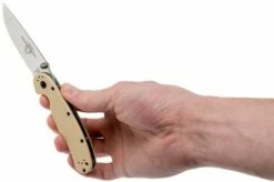 Ontario RAT-2 D2 Desert Tan, Plain Edge Satin, 8828DT -KNIVESANDTOOLS Sales OKC8828DT 08 ontario