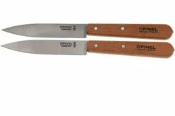 Opinel Paring Knives, Set Of 2 N°102, Carbon Steel