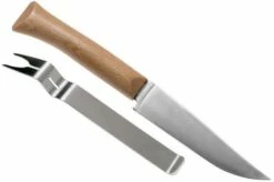 Opinel Cheese Set, Cheese Knife And Fork Stainless Steel, 001834 -KNIVESANDTOOLS Sales OP001834 03 opinel op001834 03