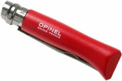 Opinel Pocket Knife No. 08RV Red, Stainless Steel, Blade Length 8.5 Cm -KNIVESANDTOOLS Sales OP001981 04 opinel