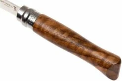 Opinel Pocket Knife No. 6 Luxury Range, Stainless Steel, Walnut Wood -KNIVESANDTOOLS Sales OP002022 06 opinel op002022 06