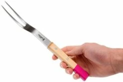 Opinel Parallèle POP N°124 Meat Fork, Fuchsia -KNIVESANDTOOLS Sales OP002131 05 opinel parallele op002131 05
