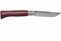 Opinel Trekking No. 08RV Pocket Knife, Burgundy -KNIVESANDTOOLS Sales OP002213 02 opinel