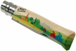 Opinel No 08 Tour De France 2020 Printed 2397, Stainless Steel, Pocket Knife -KNIVESANDTOOLS Sales OP002397 04 opinel