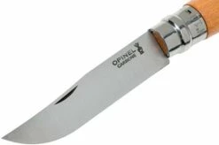 Opinel No. 10 Pocket Knife, Carbon Steel, Blade Length 10 Cm -KNIVESANDTOOLS Sales OP010 03 opinel v201901