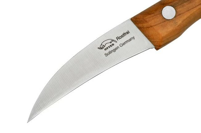 Otter Paring Knife 1011 OL Curved Stainless Olive, Paring Knife 5 Otter Paring Knife 1011 OL Curved Stainless Olive, Paring Knife - Image 3