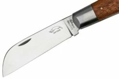 Otter Anchor Knife 173 R Large Stainless, Sapeli, Brass Anchor, Pocket Knife -KNIVESANDTOOLS Sales OR173R 03 otter