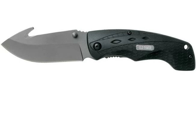 Old Timer Copperhead Drop Point Folding Knife 2148OT With Guthook, Pocket Knife 3 Old Timer Copperhead Drop Point Folding Knife 2148OT With Guthook, Pocket Knife