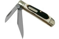 Old Timer Dog Leg Jack 72OTB Saw Cut Bone Slipjoint Pocket Knife