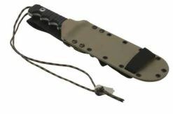 Pohl Force Quebec Two, 2443 Stonewashed, Fixed Knife -KNIVESANDTOOLS Sales PF2443 06 pohlforce