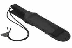 Pohl Force Quebec Two, 2444 Black, Fixed Knife -KNIVESANDTOOLS Sales PF2444 06 pohlforce