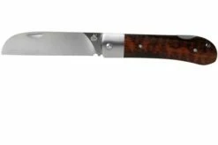 QSP Knife Worker QS128-C Wood Handle Pocket Knife, Arthur Brehm Design