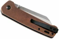 QSP Knife Penguin QS130-K Copper, Satin, Pocket Knife -KNIVESANDTOOLS Sales QS130 K 04 qsp