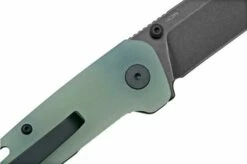 QSP Knife Penguin Mini QS130XS-F2, Blackwashed 14C28N, Natural G10 Pocket Knife -KNIVESANDTOOLS Sales QS130XS F2 05 qsp