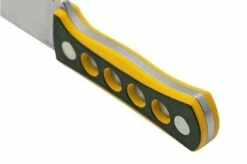 QSP Knife Canary QS141-A1 Stonewashed, Black Yellow G10, Neck Knife -KNIVESANDTOOLS Sales QS141 A1 04 qsp