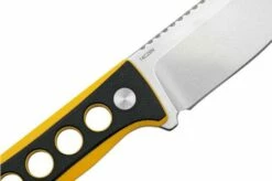QSP Knife Canary QS141-A1 Stonewashed, Black Yellow G10, Neck Knife -KNIVESANDTOOLS Sales QS141 A1 05 qsp