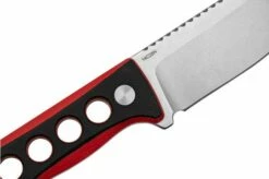 QSP Knife Canary QS141-B1 Stonewashed, Black Red G10, Neck Knife -KNIVESANDTOOLS Sales QS141 B1 05 qsp 1