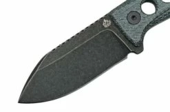 QSP Knife Canary QS141-D2 Blackwashed, Denim Micarta, Neck Knife -KNIVESANDTOOLS Sales QS141 D2 03 qsp