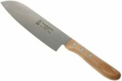 Robert Herder Santoku Knife 16.5 Cm Red Beechwood
