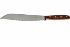 Robert Herder 9213197518 Grandmoulin Bread Knife Walnut Wood