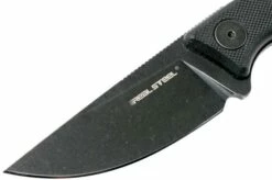 Real Steel Receptor 3551 Blackwashed Fixed Knife, Ostap Hel Design -KNIVESANDTOOLS Sales RL3551 03 real steel