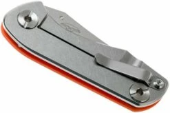 Real Steel Precision 3001 Orange 5122 Pocket Knife, Poltergeist Design -KNIVESANDTOOLS Sales RL5122 04 real steel knives