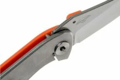 Real Steel Precision 3001 Orange 5122 Pocket Knife, Poltergeist Design -KNIVESANDTOOLS Sales RL5122 06 real steel knives