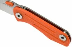 Real Steel Precision 3001 Orange 5122 Pocket Knife, Poltergeist Design -KNIVESANDTOOLS Sales RL5122 07 real steel knives
