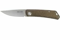 Real Steel Luna Premium II M390, Green Micarta 7006P Knivesandtools Exclusive Slipjoint Pocket Knife