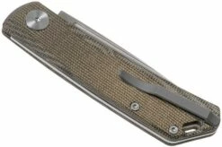 Real Steel Luna Premium II M390, Green Micarta 7006P Knivesandtools Exclusive Slipjoint Pocket Knife -KNIVESANDTOOLS Sales RL7006P 04 real steel kato