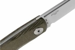 Real Steel Luna Premium II M390, Green Micarta 7006P Knivesandtools Exclusive Slipjoint Pocket Knife -KNIVESANDTOOLS Sales RL7006P 06 real steel kato