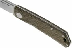 Real Steel Luna Premium II M390, Green Micarta 7006P Knivesandtools Exclusive Slipjoint Pocket Knife -KNIVESANDTOOLS Sales RL7006P 07 real steel kato