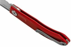 Real Steel Stella Red G10 7058 Slipjoint Pocket Knife, Poltergeist Design -KNIVESANDTOOLS Sales RL7058 05 realsteel