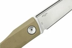 Real Steel Solis Lite 7064BB, Coyote G10, Satin D2 Slipjoint Pocket Knife -KNIVESANDTOOLS Sales RL7064BB 05 realsteel