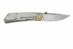 Real Steel Luna Boost Premium, Damascus, Brown Micarta Knivesandtools Exclusive Pocket Knife -KNIVESANDTOOLS Sales RL7078 02 realsteel