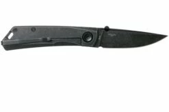 Real Steel Luna ECO Blackstone RL7083 Pocket Knife, Poltergeist Design -KNIVESANDTOOLS Sales RL7083 02 real steel
