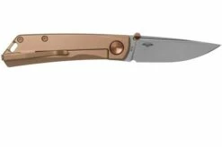 Real Steel Luna ECO Bronze Stonewash RL7084 Pocket Knife, Poltergeist Design -KNIVESANDTOOLS Sales RL7084 02 real steel
