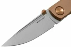Real Steel Luna ECO Bronze Stonewash RL7084 Pocket Knife, Poltergeist Design -KNIVESANDTOOLS Sales RL7084 03 real steel