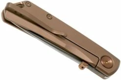 Real Steel Luna ECO Bronze Stonewash RL7084 Pocket Knife, Poltergeist Design -KNIVESANDTOOLS Sales RL7084 04 real steel