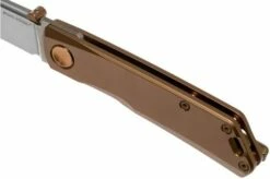 Real Steel Luna ECO Bronze Stonewash RL7084 Pocket Knife, Poltergeist Design -KNIVESANDTOOLS Sales RL7084 07 real steel