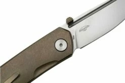 Real Steel Luna Maius Titanium Tan Bronze 7092, Pocket Knife -KNIVESANDTOOLS Sales RL7092 05 realsteel