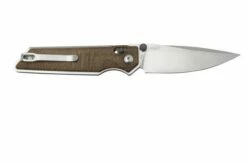 Real Steel Sacra, 7711N Natural Micarta, Stonewashed K110 Pocket Knife 9 Real Steel Sacra, 7711N Natural Micarta, Stonewashed K110 Pocket Knife -KNIVESANDTOOLS Sales RL7711N 02 realsteel