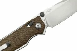 Real Steel Sacra, 7711N Natural Micarta, Stonewashed K110 Pocket Knife 12 Real Steel Sacra, 7711N Natural Micarta, Stonewashed K110 Pocket Knife -KNIVESANDTOOLS Sales RL7711N 05 realsteel