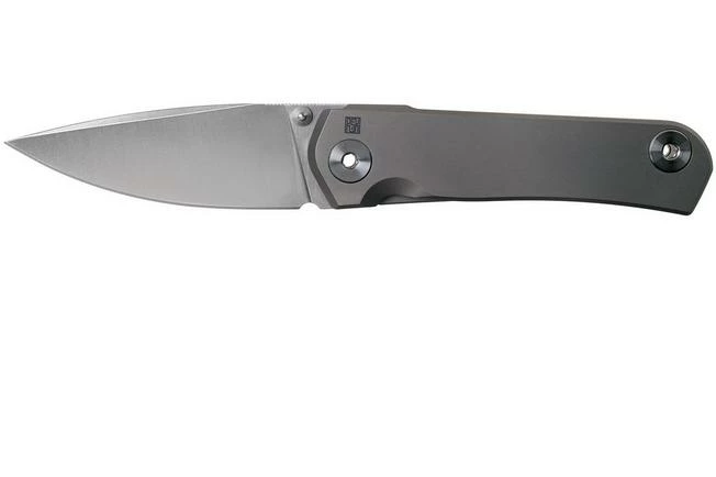 Real Steel Phasma, M390 Titanium, Thumb Stud 9225 Pocket Knife, Poltergeist Design 5 Real Steel Phasma, M390 Titanium, Thumb Stud 9225 Pocket Knife, Poltergeist Design - Image 3