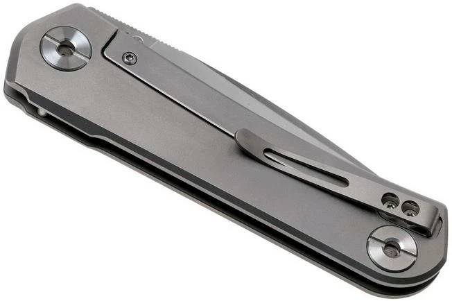 Real Steel Phasma, M390 Titanium, Thumb Stud 9225 Pocket Knife, Poltergeist Design 11 Real Steel Phasma, M390 Titanium, Thumb Stud 9225 Pocket Knife, Poltergeist Design - Image 9