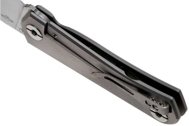 Real Steel Phasma, M390 Titanium, Thumb Stud 9225 Pocket Knife, Poltergeist Design 13 Real Steel Phasma, M390 Titanium, Thumb Stud 9225 Pocket Knife, Poltergeist Design - Image 11