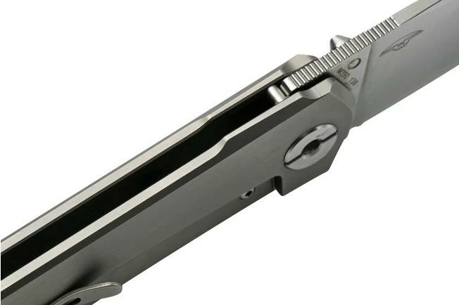 Real Steel Phasma, M390 Titanium, Thumb Stud 9225 Pocket Knife, Poltergeist Design 14 Real Steel Phasma, M390 Titanium, Thumb Stud 9225 Pocket Knife, Poltergeist Design - Image 12