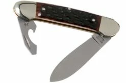Robert Klaas Beer Canoe 95mm Picked Bone 2506-K-252-BPB Pocket Knife -KNIVESANDTOOLS Sales RS2506 K 252 BPB 02 robert klaas v202108