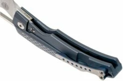 Reate Baby Machine - RWL34 Satin - Blue Handle -KNIVESANDTOOLS Sales RTBMACH BL 05 reate rtbmach bl 05